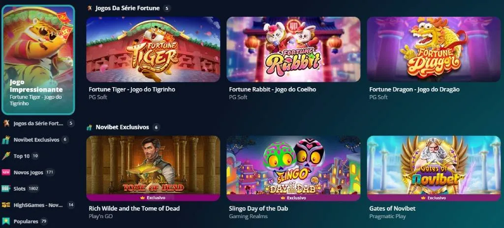 novibet cassino online página de jogos