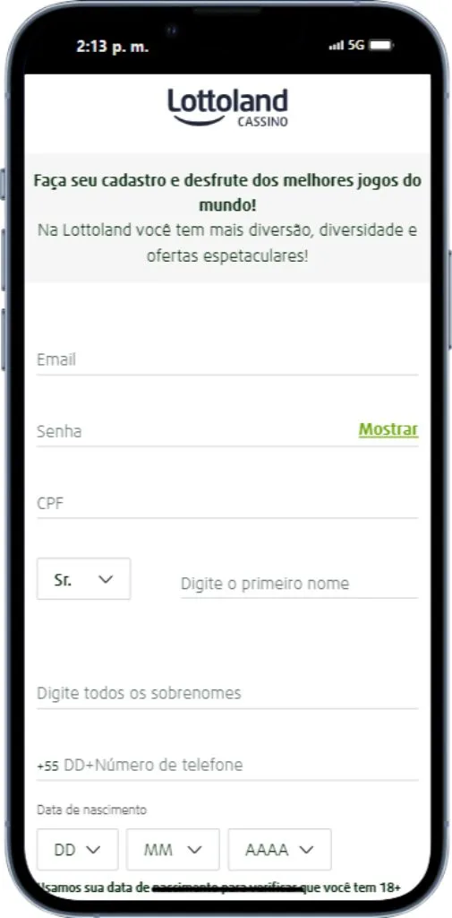 Como Se Registrar Na Lottoland lottoland cadastro