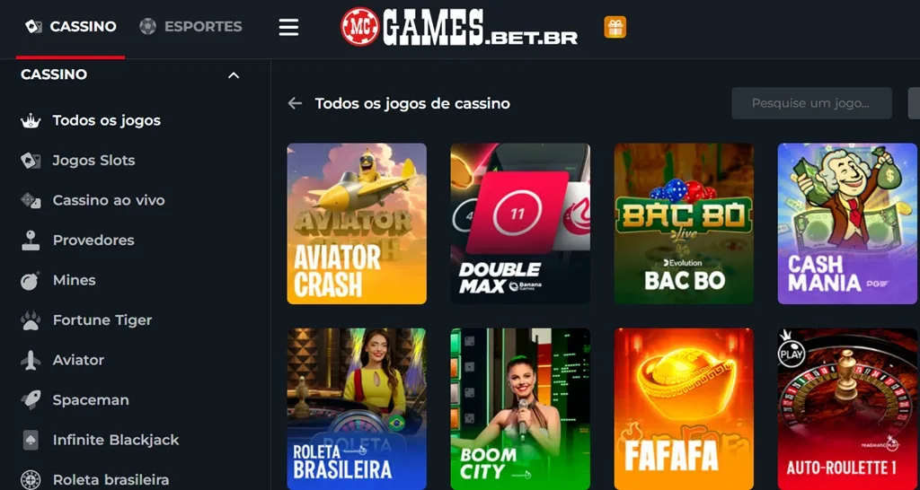 McGames Jogos De Cassino McGames Jogos No Cassino