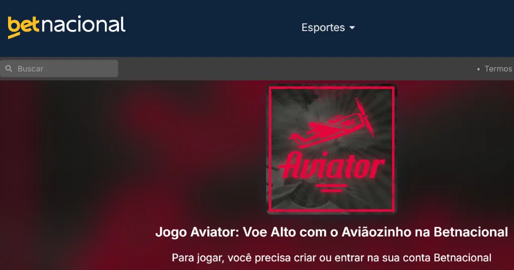 Betnacional Aviator
