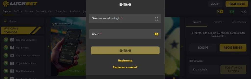 LuckBet Login