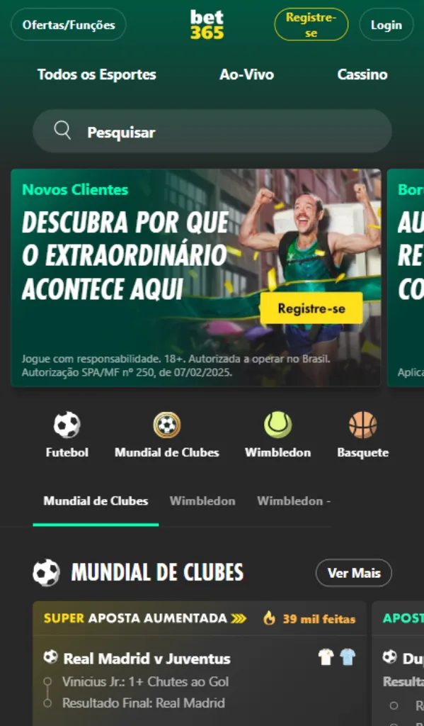App da bet365 x versão mobile