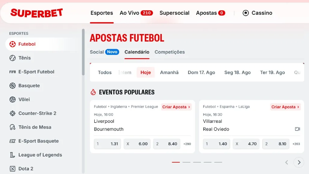 Superbet Apostas Esportivas