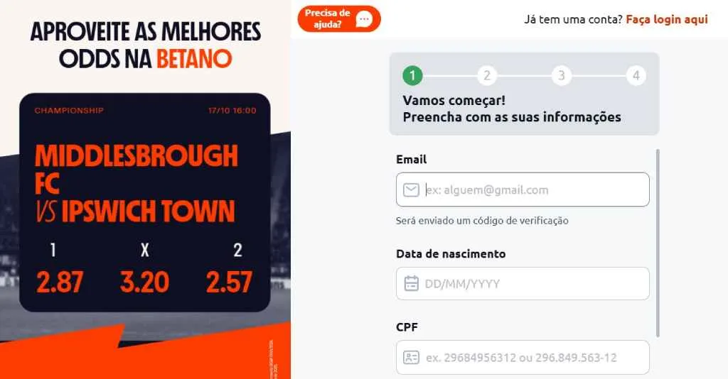 Como Criar Conta Na Betano Betano Cadastro