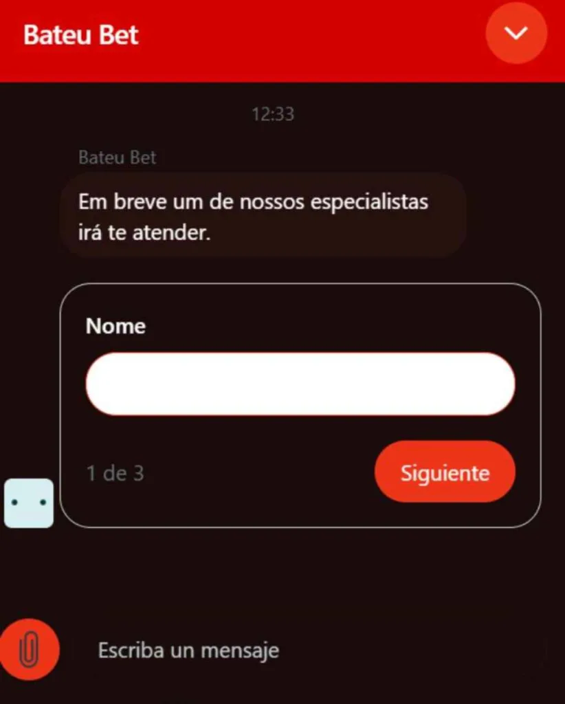 BateuBet Chat Ao Vivo