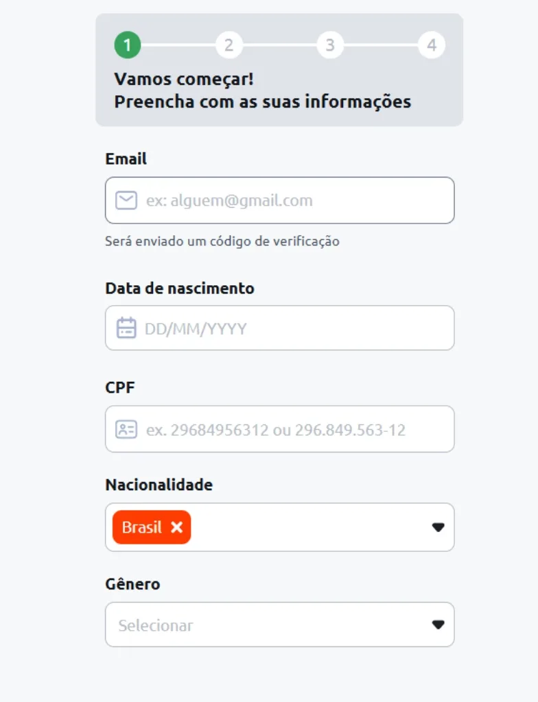 Como se cadastrar na Betano