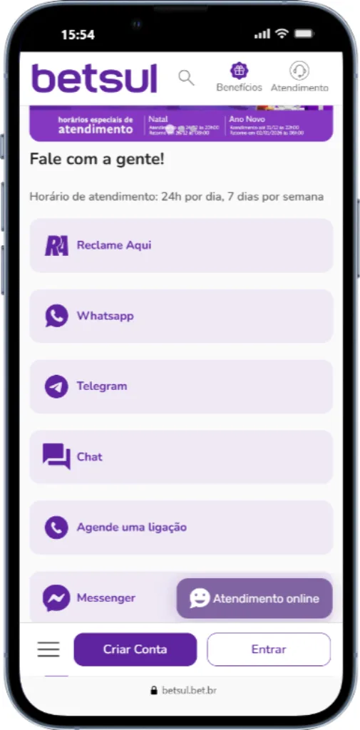 SAC Betsul Mobile Como entrar em contato com o atendimento ao cliente na Betsul pelo celular