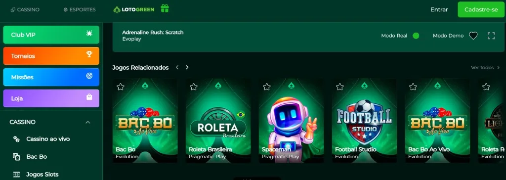 Jogo De Raspadinha Online LotoGreen Raspadinha LotoGreen