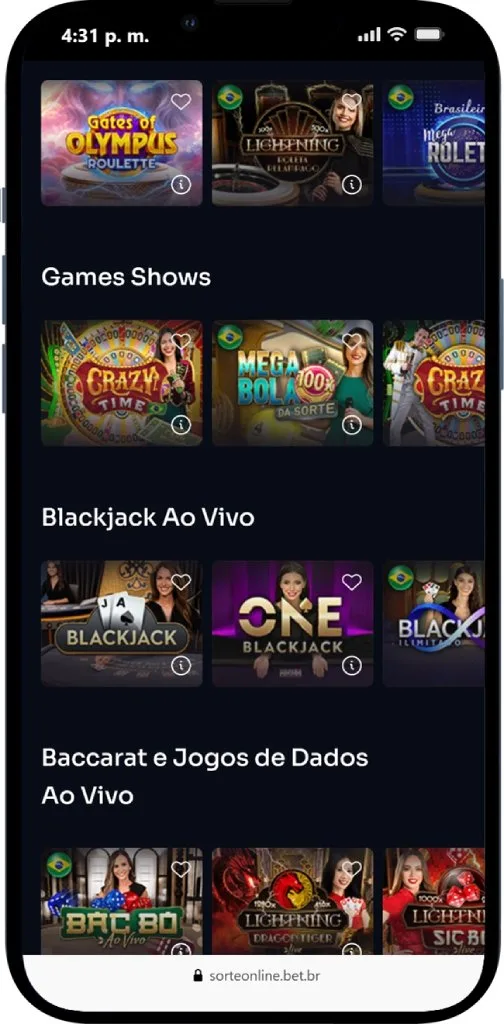 App Sorte Online Cassino