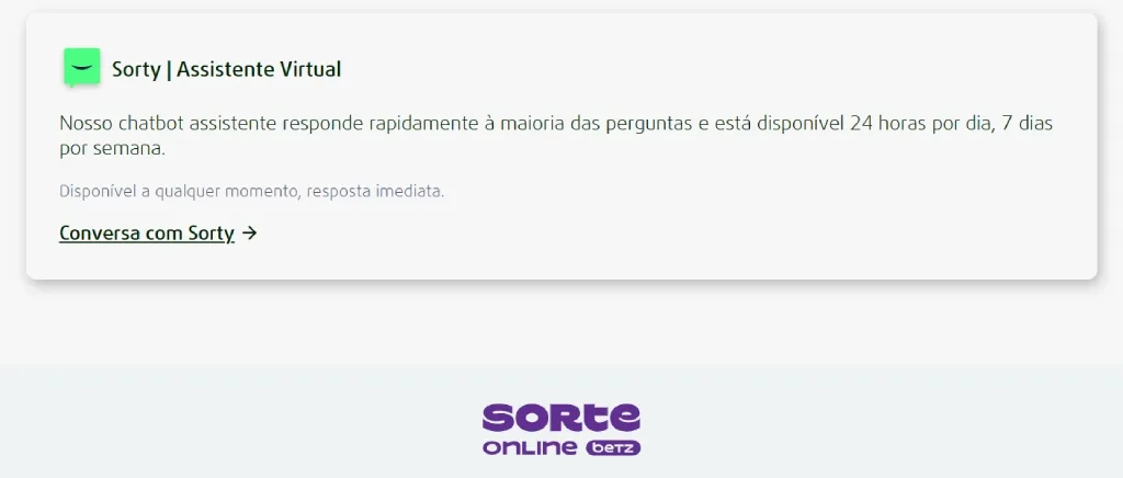 Contato Com Suporte Da Sorte Online