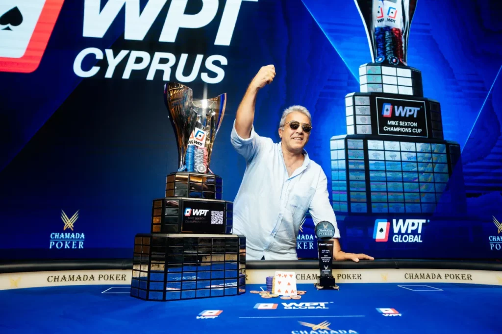 Farbod Nazari conquista o WPT Cyprus Championship e leva US$ 368.900