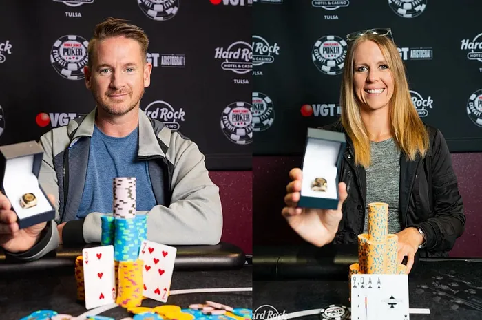 Casal Bunch faz história no WSOP Circuit Tulsa com quatro anéis conquistados