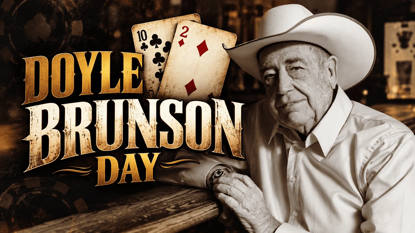 Doyle Brunson Day: poker celebra legado de Texas Dolly e uma lendária mão