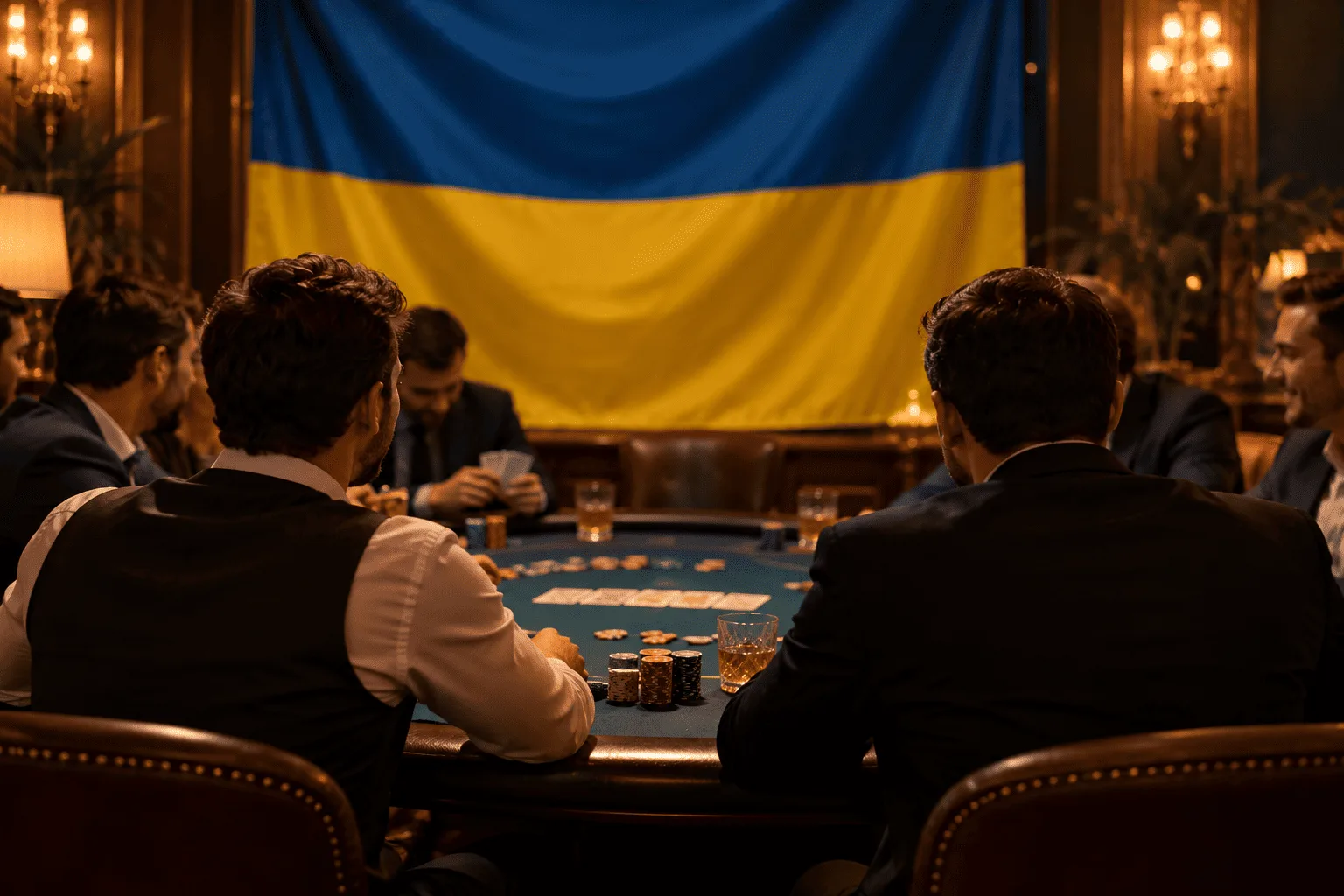 Político ucraniano recebe multa após polícia flagrar partida ilegal de poker