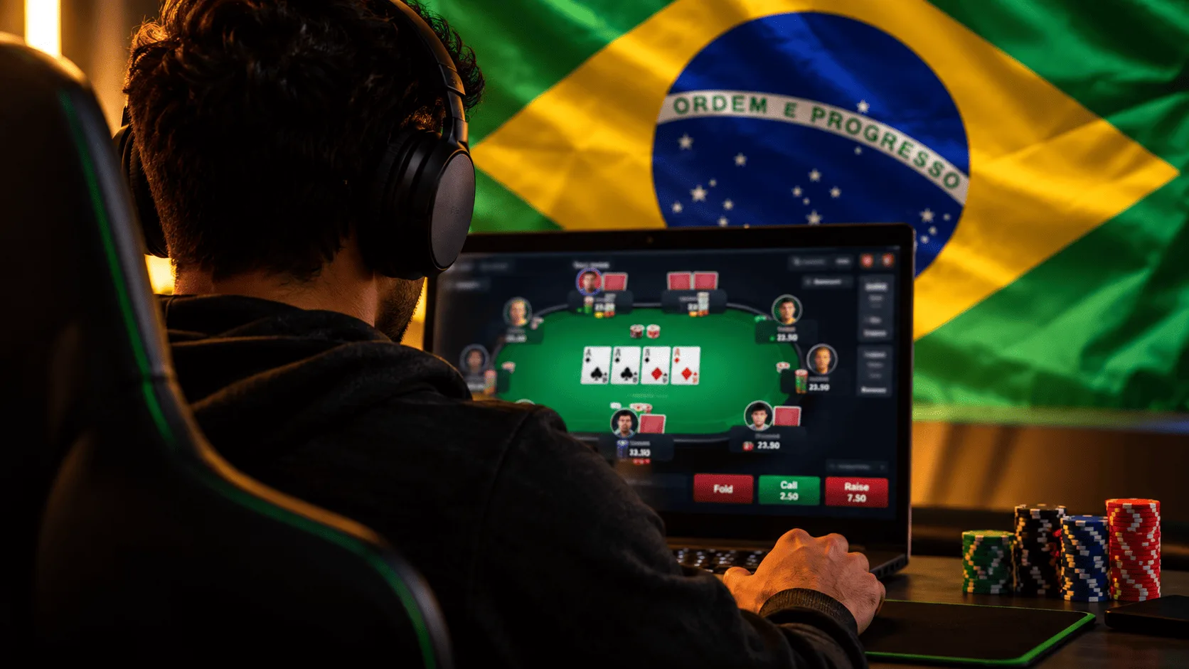 Brasil lidera ranking mundial de força no poker; confira os números