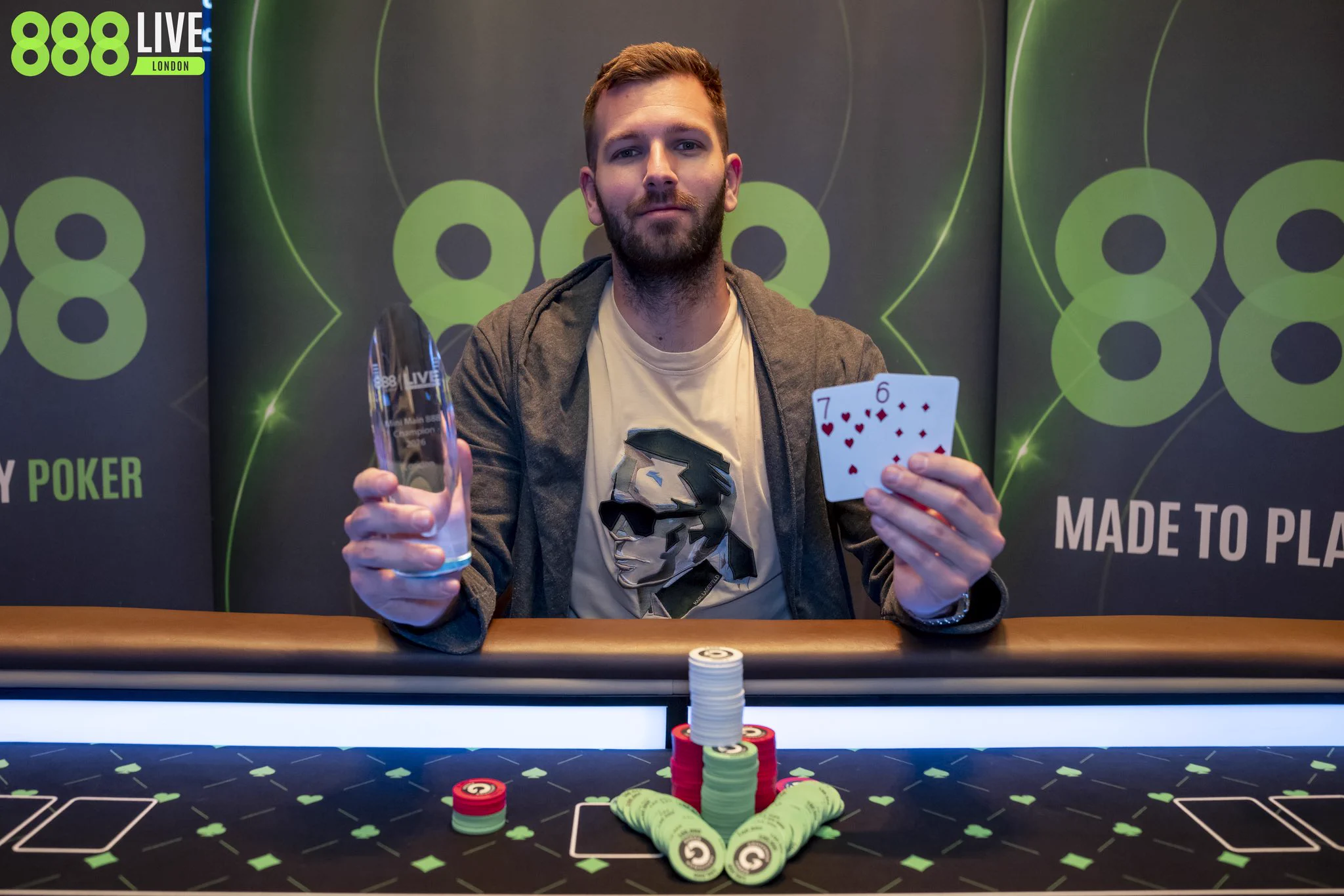 Richard Broda conquista Mini Main do 888LIVE London e fatura £ 26 mil