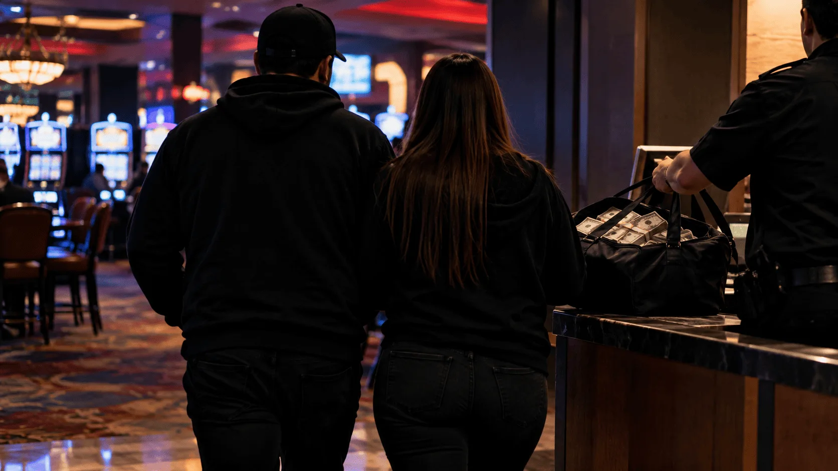 Casal aplica golpe de US$ 150 mil em cassino nos Estados Unidos