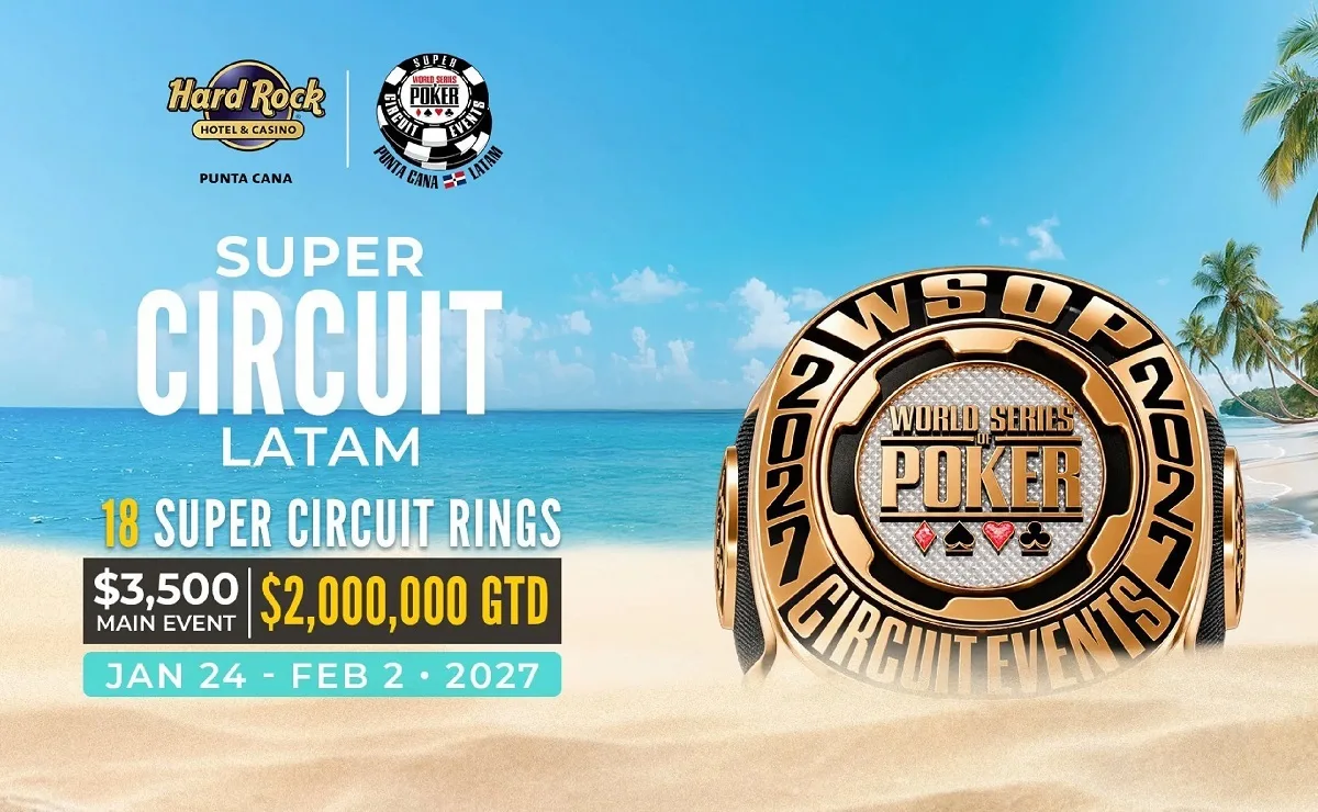 WSOP Circuit anuncia etapa em destino querido pelos brasileiros; confira